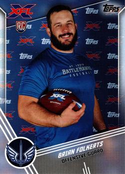 2020 Topps XFL #41 Brian Folkerts Front