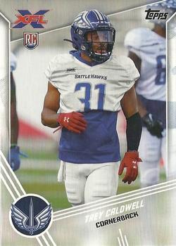 2020 Topps XFL #127 Trey Caldwell Front