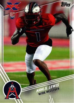 2020 Topps XFL #173 Kahlil Lewis Front