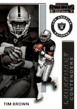 2019 Panini Contenders - Legendary Contenders #LC-TB Tim Brown Front