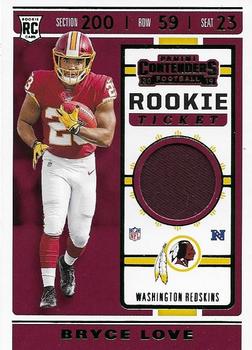 2019 Panini Contenders - Rookie Ticket Swatches #RTS-14 Bryce Love Front