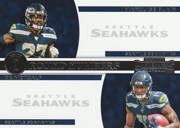 2019 Panini Contenders - Round Numbers #RN-BM DK Metcalf / Marquise Blair Front