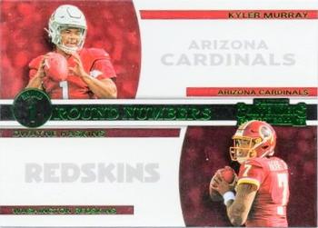 2019 Panini Contenders - Round Numbers Emerald #RN-MH Dwayne Haskins / Kyler Murray Front