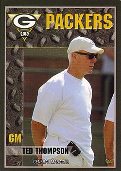 2010 Green Bay Packers Police - Larry Fritsch Cards, Stevens Point and Town of Hull FD #1 Ted Thompson Front