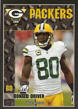 2010 Green Bay Packers Police - Larry Fritsch Cards, Stevens Point and Town of Hull FD #4 Donald Driver Front
