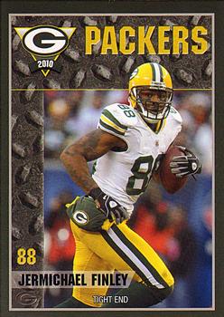 2010 Green Bay Packers Police - Larry Fritsch Cards, Stevens Point and Town of Hull FD #6 Jermichael Finley Front