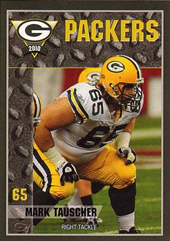 2010 Green Bay Packers Police - Larry Fritsch Cards, Stevens Point and Town of Hull FD #8 Mark Tauscher Front