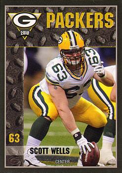 2010 Green Bay Packers Police - Larry Fritsch Cards, Stevens Point and Town of Hull FD #10 Scott Wells Front