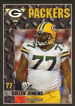 2010 Green Bay Packers Police - Larry Fritsch Cards, Stevens Point and Town of Hull FD #11 Cullen Jenkins Front