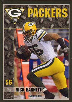 2010 Green Bay Packers Police - Larry Fritsch Cards, Stevens Point and Town of Hull FD #14 Nick Barnett Front