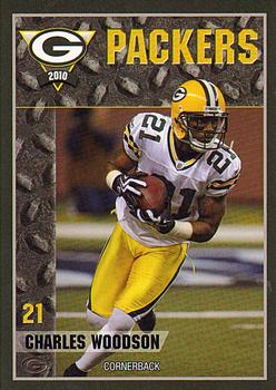2010 Green Bay Packers Police - Larry Fritsch Cards, Stevens Point and Town of Hull FD #18 Charles Woodson Front