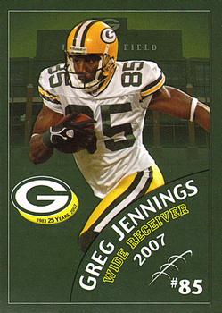 2007 Green Bay Packers Police - Police Departments of Hudson, Baldwin, and North Hudson #6 Greg Jennings Front