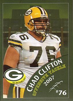 2007 Green Bay Packers Police - Amery Police Department #7 Chad Clifton Front