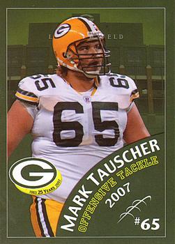 2007 Green Bay Packers Police - Larry Fritsch Cards, Stevens Point and Town of Hull FD #8 Mark Tauscher Front