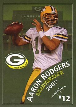 2007 Green Bay Packers Police - Dahl's Auto Body, Skolos and Millis Law Office, and Brockway Police Department #4 Aaron Rodgers Front