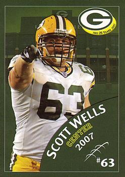 2007 Green Bay Packers Police - Dahl's Auto Body, Skolos and Millis Law Office, and Brockway Police Department #10 Scott Wells Front