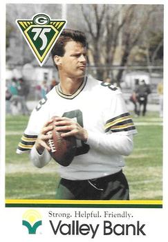 1993 Green Bay Packers Police - Valley Bank #7 Ken O'Brien Front
