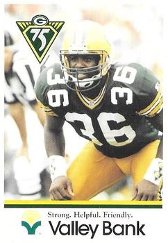 1993 Green Bay Packers Police - Valley Bank #10 LeRoy Butler Front
