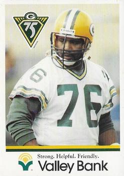 1993 Green Bay Packers Police - Valley Bank #11 Harry Galbreath Front