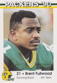 1990 Green Bay Packers Police - Chilton Police Department #6 Brent Fullwood Front
