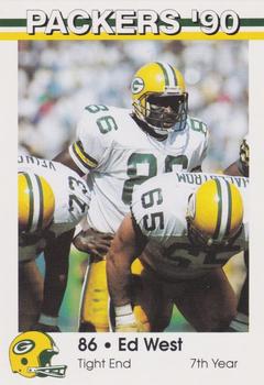 1990 Green Bay Packers Police - Chilton Police Department #14 Ed West Front