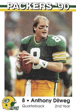 1990 Green Bay Packers Police - Door County Sheriff's Dept & Sturgeon Bay Police Dept #9 Anthony Dilweg Front