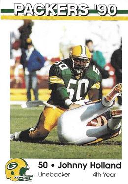 1990 Green Bay Packers Police - Door County Sheriff's Dept & Sturgeon Bay Police Dept #11 Johnny Holland Front