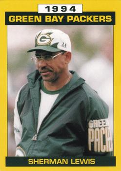 1994 Green Bay Packers Police - Door County Law Enforcement #1 Sherman Lewis Front