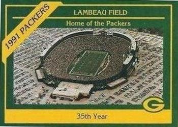 1991 Green Bay Packers Police - Horicon Police Department #1 Lambeau Field Front