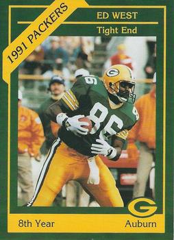 1991 Green Bay Packers Police - Horicon Police Department #17 Ed West Front