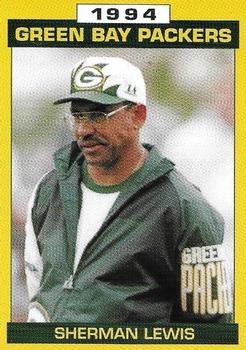 1994 Green Bay Packers Police - West Allis Police Department #1 Sherman Lewis Front
