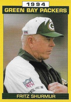 1994 Green Bay Packers Police - West Allis Police Department #6 Fritz Shurmur Front