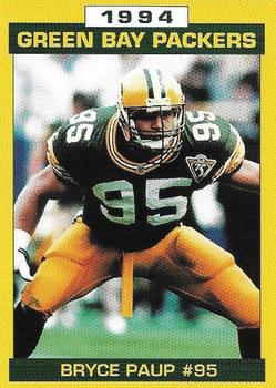 1994 Green Bay Packers Police - West Allis Police Department #11 Bryce Paup Front
