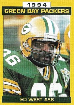 1994 Green Bay Packers Police - West Allis Police Department #14 Ed West Front