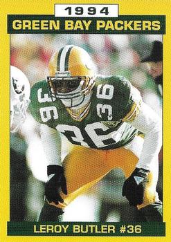 1994 Green Bay Packers Police - West Allis Police Department #19 LeRoy Butler Front