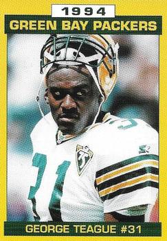 1994 Green Bay Packers Police - West Allis Police Department #20 George Teague Front