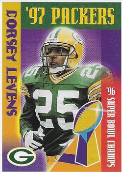 1997 Green Bay Packers Police - Denmark Police Department,Denmark State Bank #18 Dorsey Levens Front
