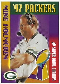 1997 Green Bay Packers Police - Fox Valley Savings, Fond du Lac Police Department #2 Mike Holmgren Front