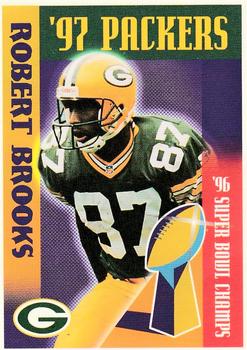1997 Green Bay Packers Police - Fox Valley Savings, Fond du Lac Police Department #9 Robert Brooks Front