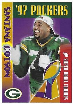 1997 Green Bay Packers Police - Fox Valley Savings, Fond du Lac Police Department #13 Santana Dotson Front