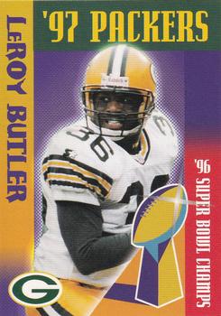 1997 Green Bay Packers Police - Marathon Communications #6 LeRoy Butler Front