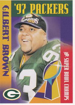 1997 Green Bay Packers Police - Marathon Communications #10 Gilbert Brown Front