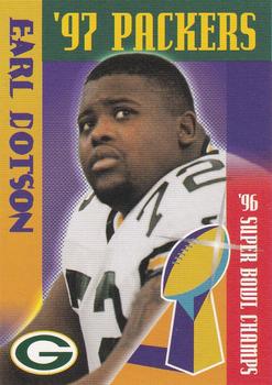 1997 Green Bay Packers Police - Marathon Communications #12 Earl Dotson Front