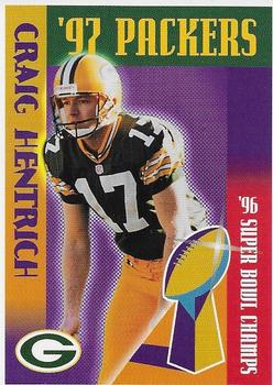 1997 Green Bay Packers Police - Outagamie County Sheriff's Dept. #17 Craig Hentrich Front