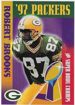 1997 Green Bay Packers Police - Portage County Sheriff's Dept, Stevens Point PD, Plover Police Dept #9 Robert Brooks Front