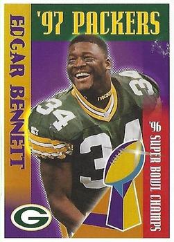 1997 Green Bay Packers Police - University of Wisconsin Dept of Police and Security #20 Edgar Bennett Front
