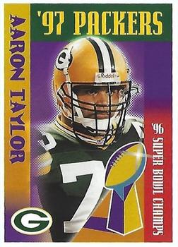 1997 Green Bay Packers Police - Watertown Police Department, The Watertown Lions Club #8 Aaron Taylor Front