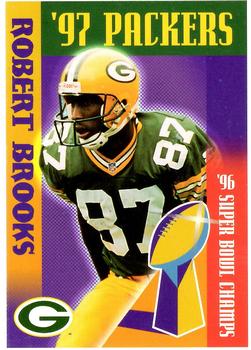 1997 Green Bay Packers Police - Watertown Police Department, The Watertown Lions Club #9 Robert Brooks Front