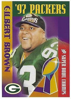 1997 Green Bay Packers Police - Watertown Police Department, The Watertown Lions Club #10 Gilbert Brown Front