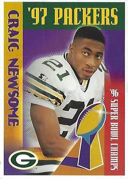 1997 Green Bay Packers Police - Watertown Police Department, The Watertown Lions Club #19 Craig Newsome Front